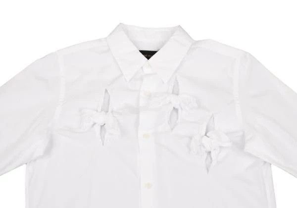 Comme des Garcons Comme Des Garcons White Vintage Cutout Bow Shirt Size M / US 6-8 / IT 42-44 - 4 Thumbnail