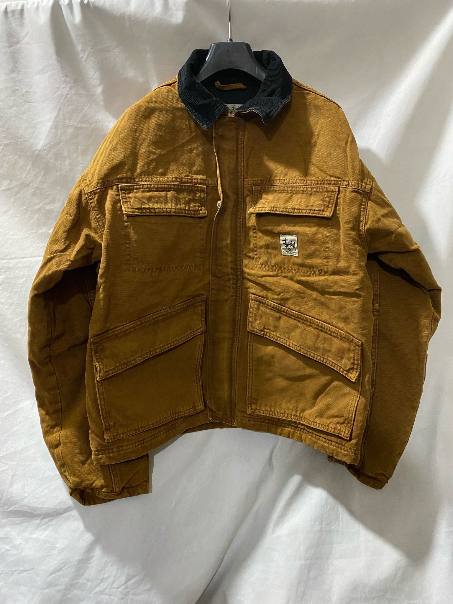 Stussy STUSSY SHOP JACKET WASHED CANVAS Size US M / EU 48-50 / 2 - 3 Thumbnail