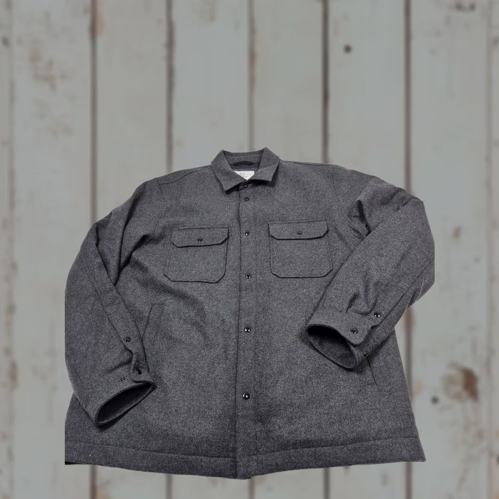 Vintage Woolrich Jacket Mens 2XL Gray Wool Tweed Military Snap Front Lined Outdoor Jacket Size US XXL / EU 58 / 5 - 1 Thumbnail