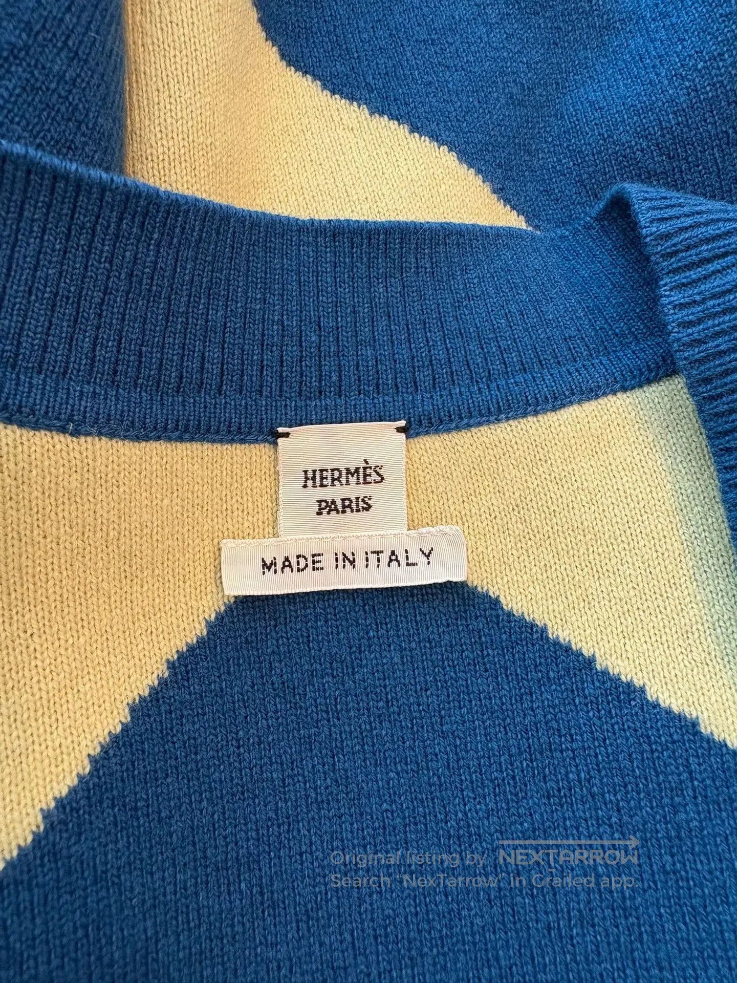 Hermes Hermes Blue Cardigan Sweater. Size XS / US 0-2 / IT 36-38 - 6 Thumbnail