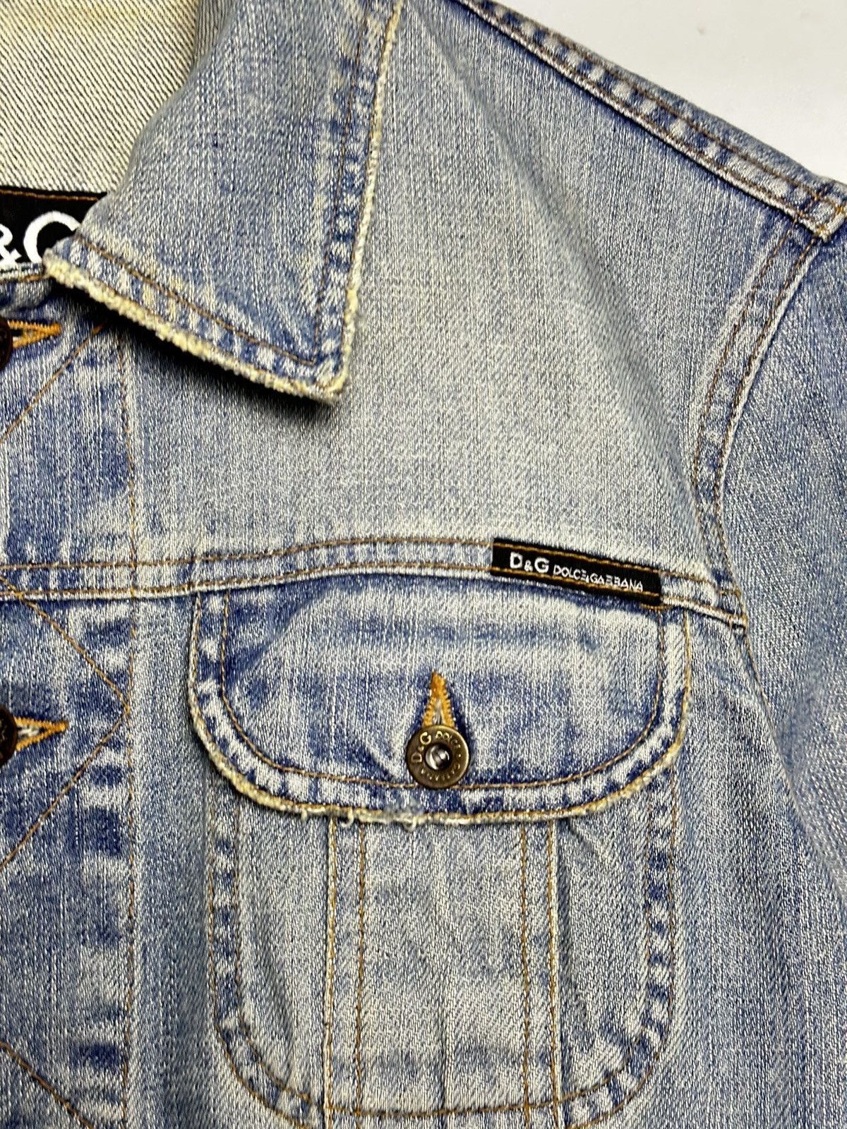 Designer × Dolce & Gabbana Dolce & Gabbana Denim Jacket Size US S / EU 44-46 / 1 - 5 Thumbnail
