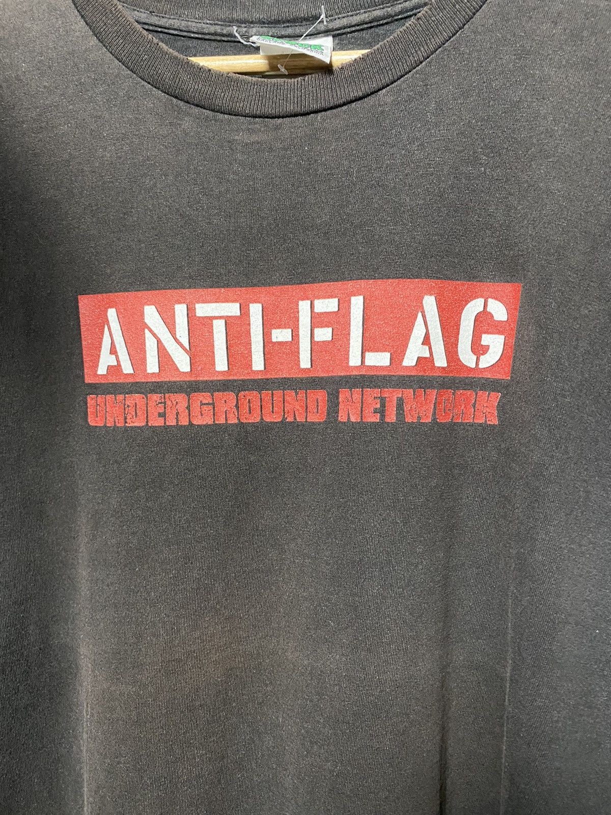 Band Tees × Vintage Vintage Anti Flag Size US XL / EU 56 / 4 - 4 Thumbnail