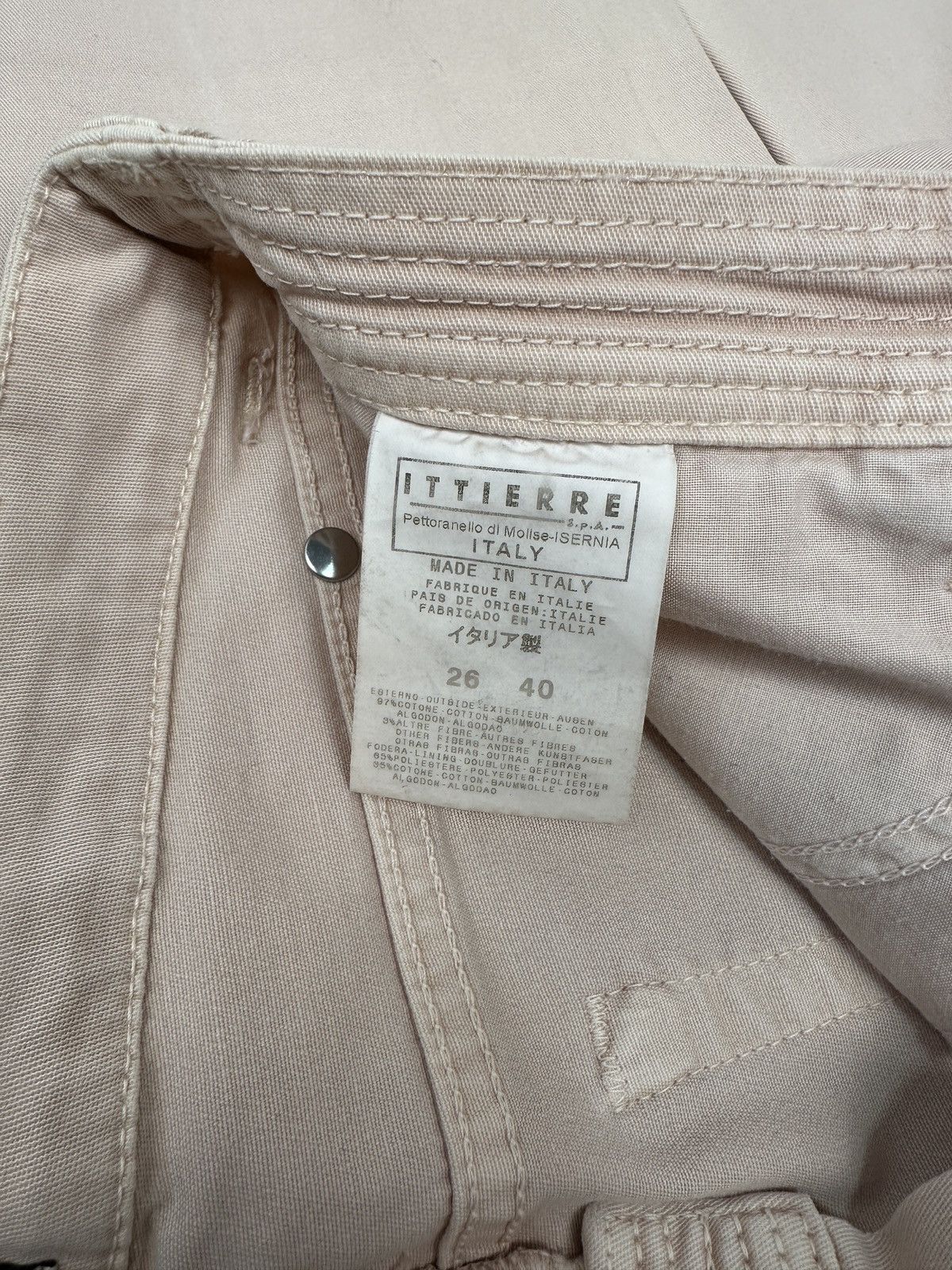 Dolce & Gabbana DOLCE & GABBANA Jeans Light Pink Flared Belted Pants size 26 Size 26" / US 2 / IT 38 - 15 Thumbnail