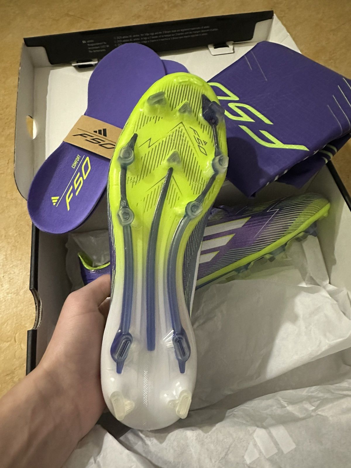 Adidas Adidas fF50 Elite FG football boots Size US 9.5 / EU 42-43 - 5 Thumbnail