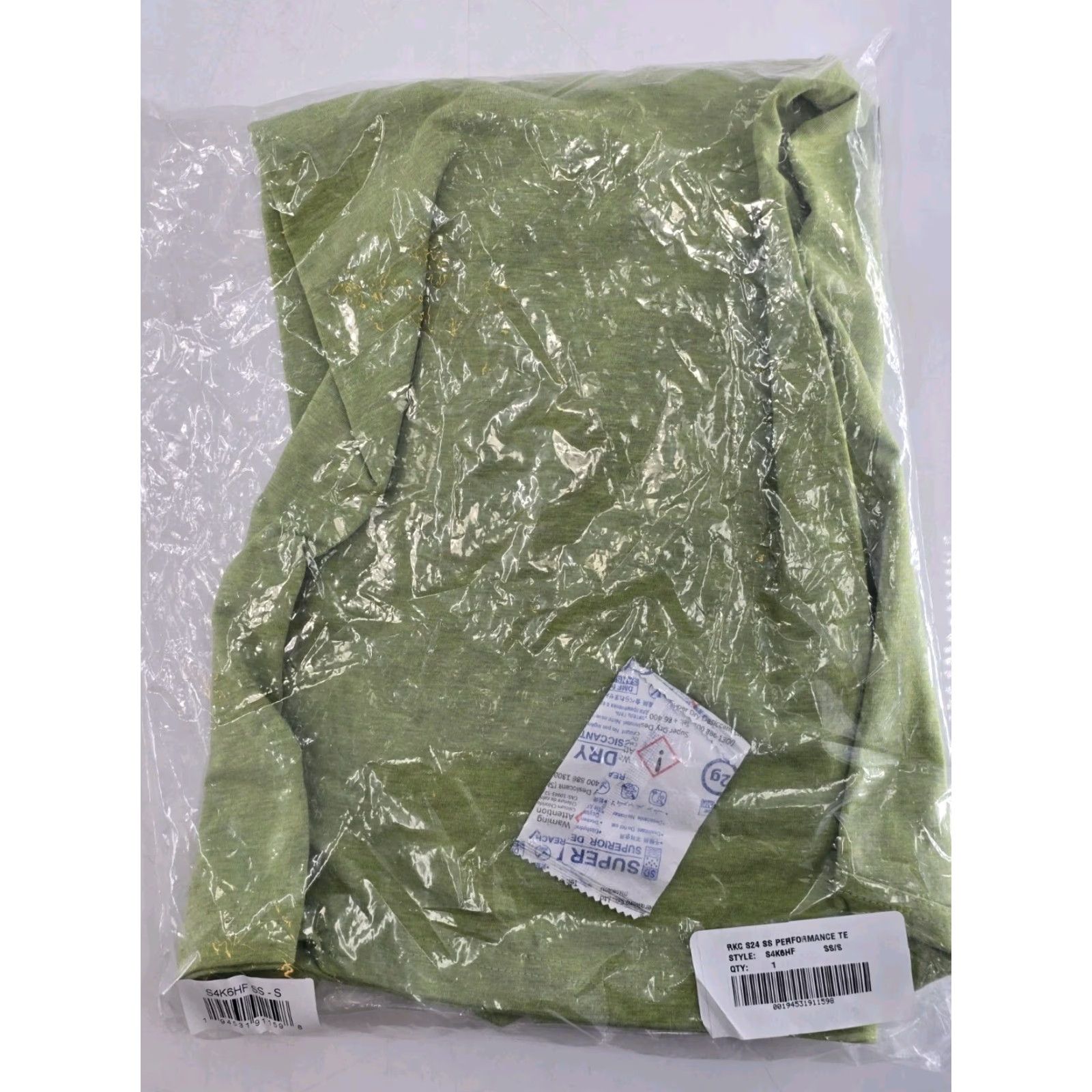 Red Kap Red Kap Shirt Mens S Short Sleeve Midweight Performance Tee Heathered Fern Sz S Green NWT Regular Comfort Lightweight Restored as: Size US 29 - 2 Thumbnail