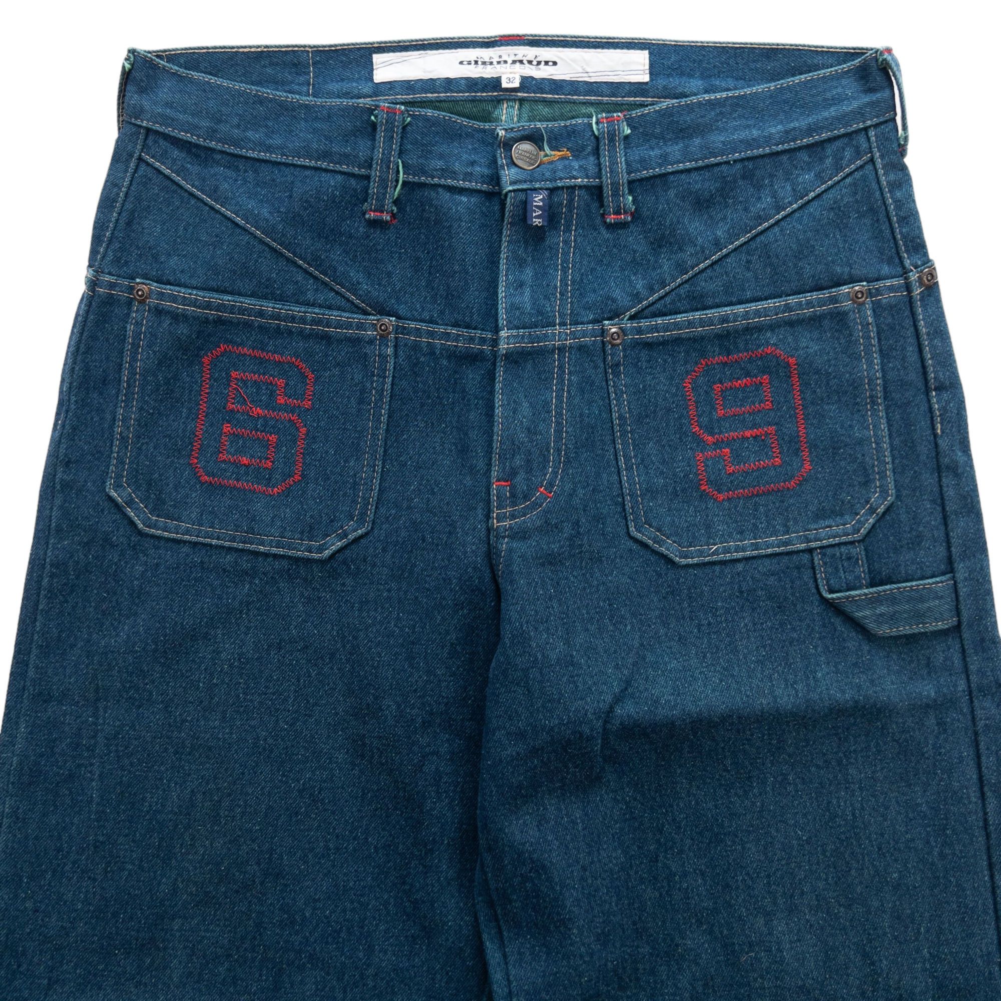 Marithe + Francois Girbaud Vintage Marithe + Francois Girbaud Reverse Jeans Size W32 Size US 32 / EU 48 - 6 Thumbnail