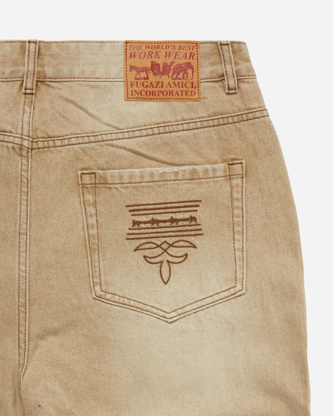 Fugazi Fugazi Stone Rivet Jeans Natural Washed Size US 30 / EU 46 - 6 Thumbnail