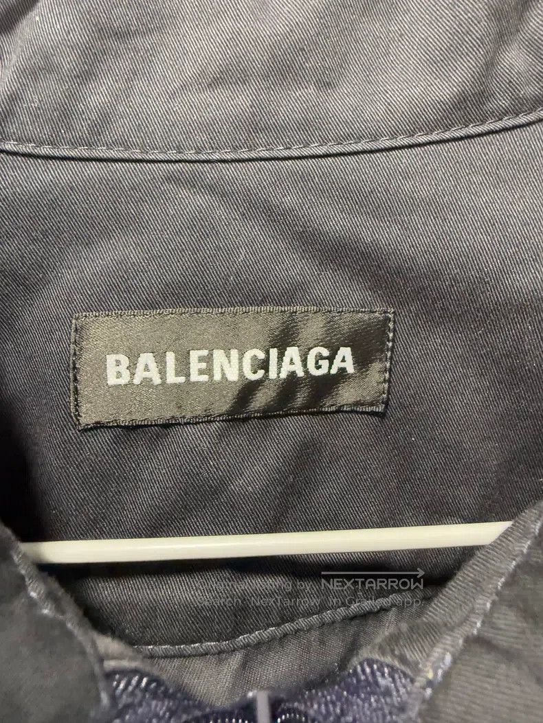 Balenciaga Balenciaga Black and White Embroidered Logo Jacket, Size 4 Size US S / EU 44-46 / 1 - 3 Thumbnail