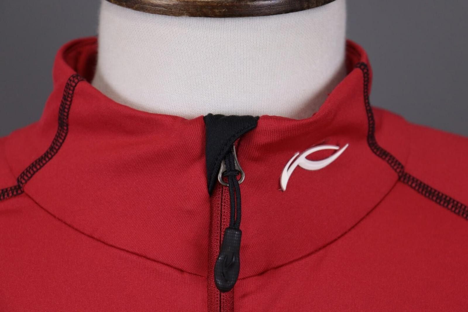 KJUS Mens Kjus Red High Neck 1/4 Zip Activewear Sweater Size 52 L Size US L / EU 52-54 / 3 - 3 Thumbnail