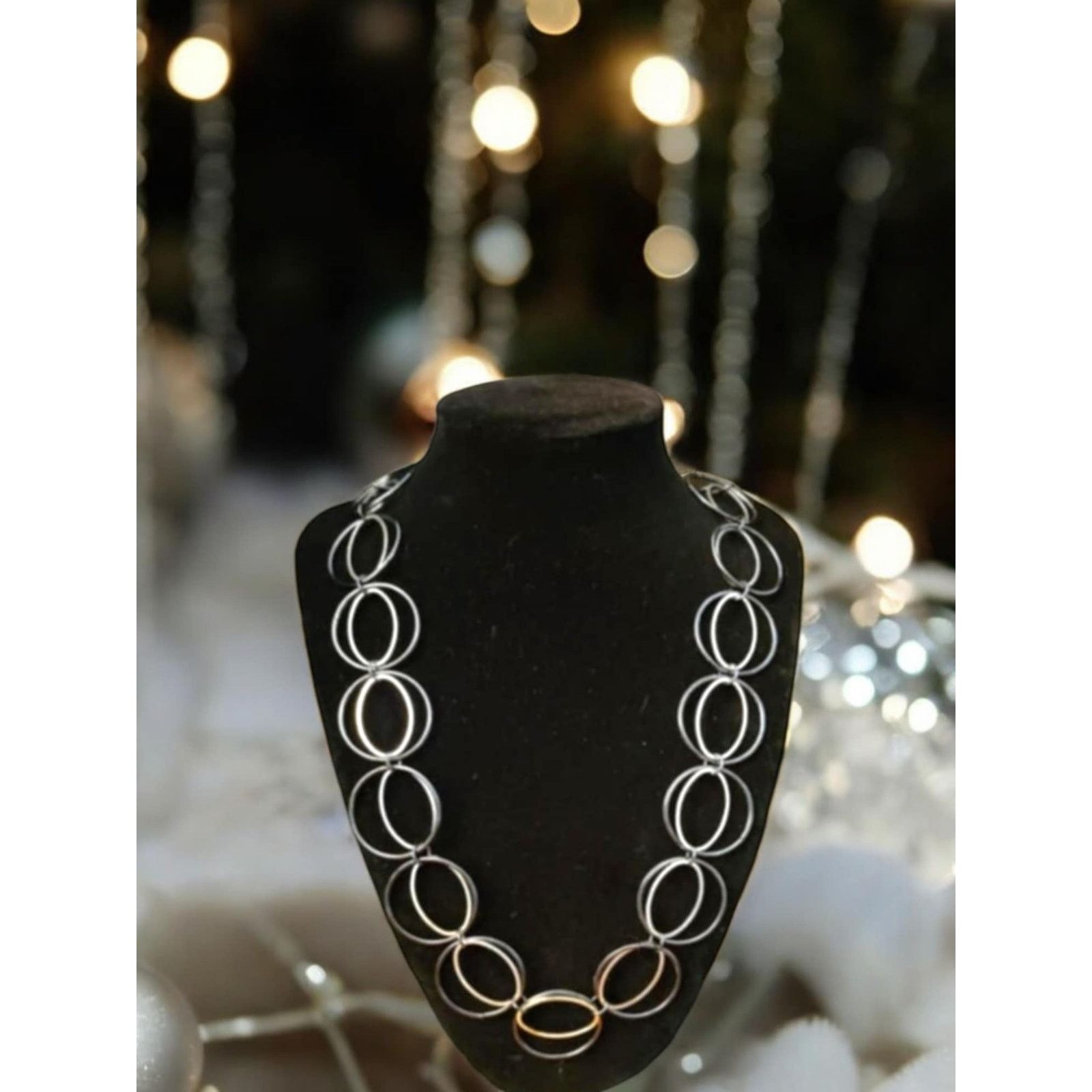 Other Daisy Fuentes chain necklace silver & black. Size ONE SIZE - 1 Thumbnail