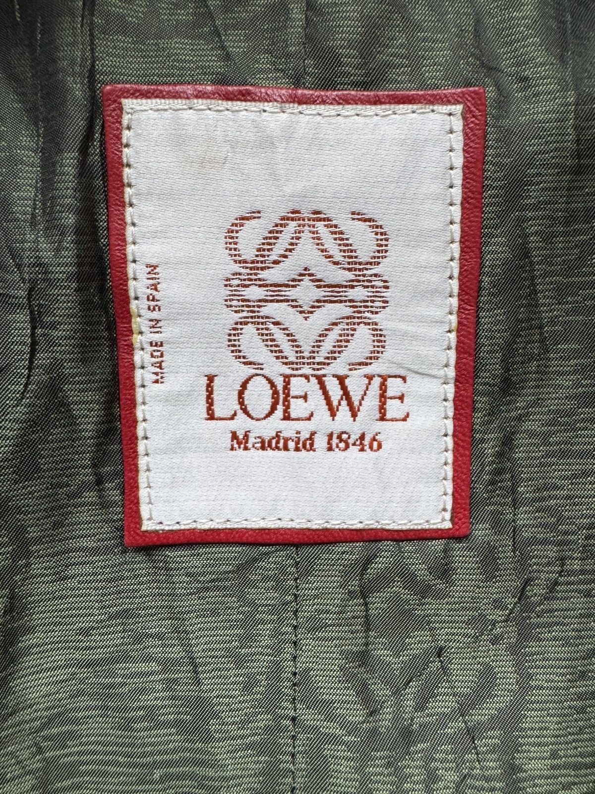 Loewe VERY RARE VINTAGE JACKET COAT LOEWE LEATHER SUEDE Size US M / EU 48-50 / 2 - 5 Thumbnail