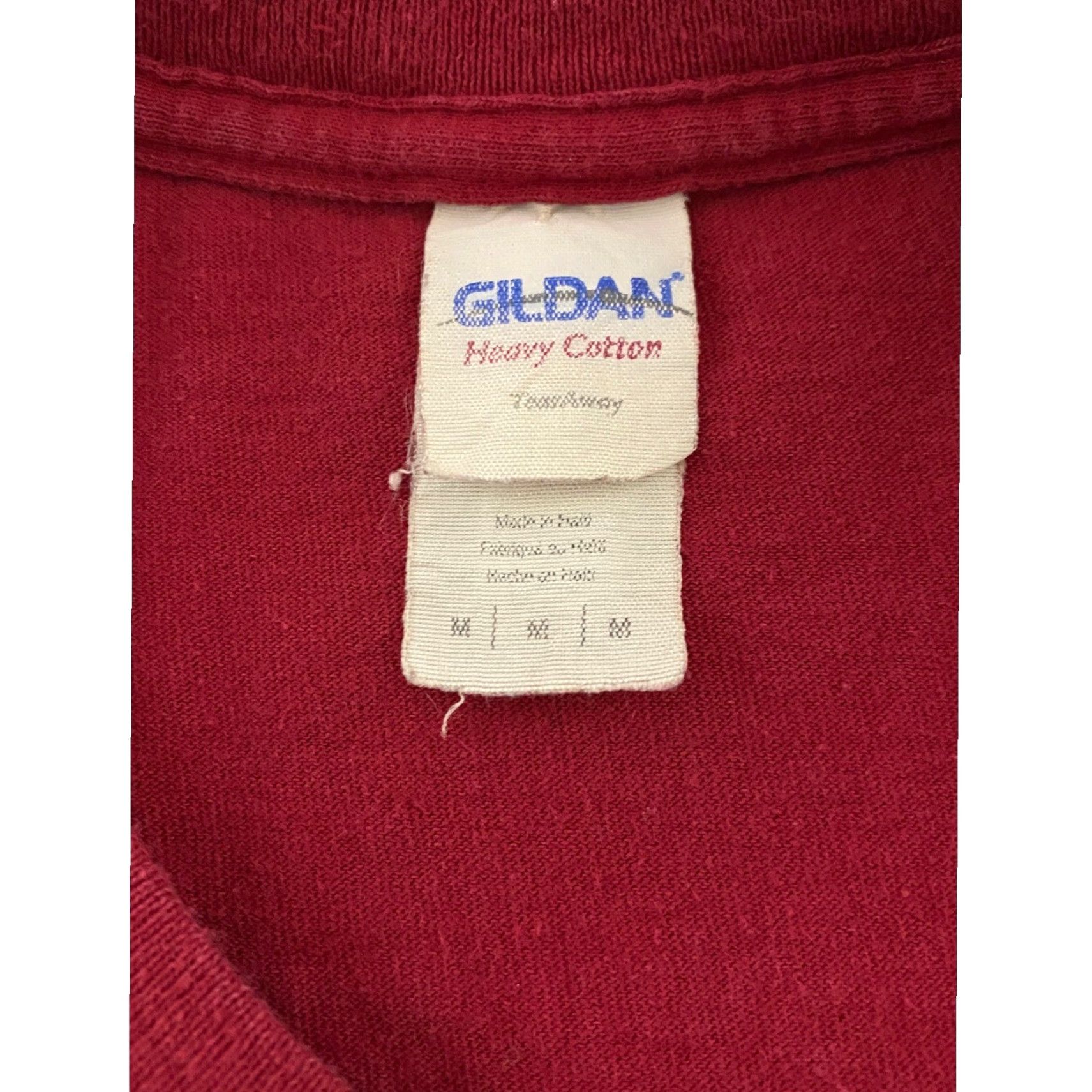 Gildan Iowa State Cyclones Cardinal Mascot T Shirt Gildan Heavy Cotton Mens Medium Size US M / EU 48-50 / 2 - 4 Thumbnail