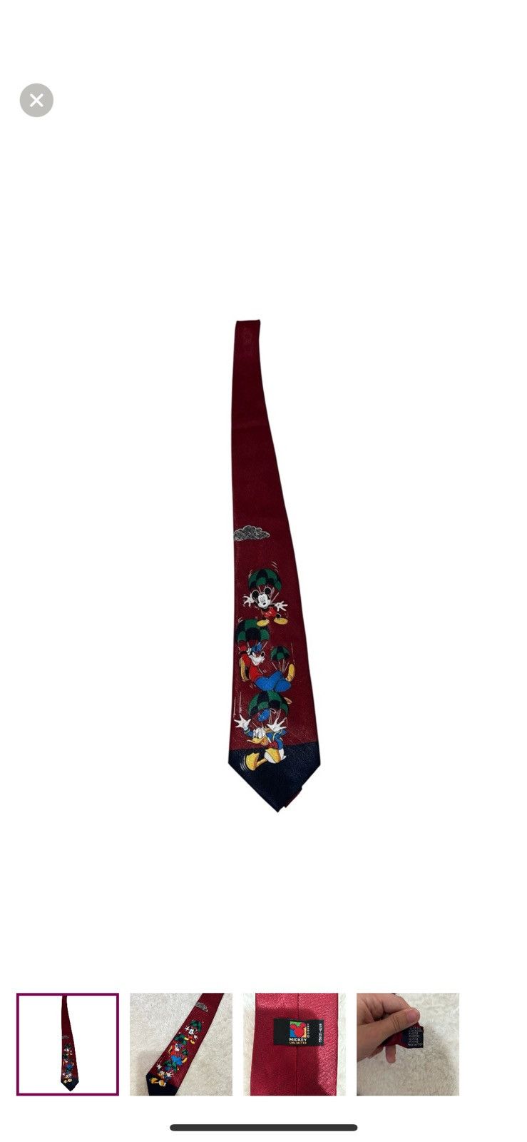 Disney Disney Mickey unlimited vintage necktie Size ONE SIZE - 1 Thumbnail