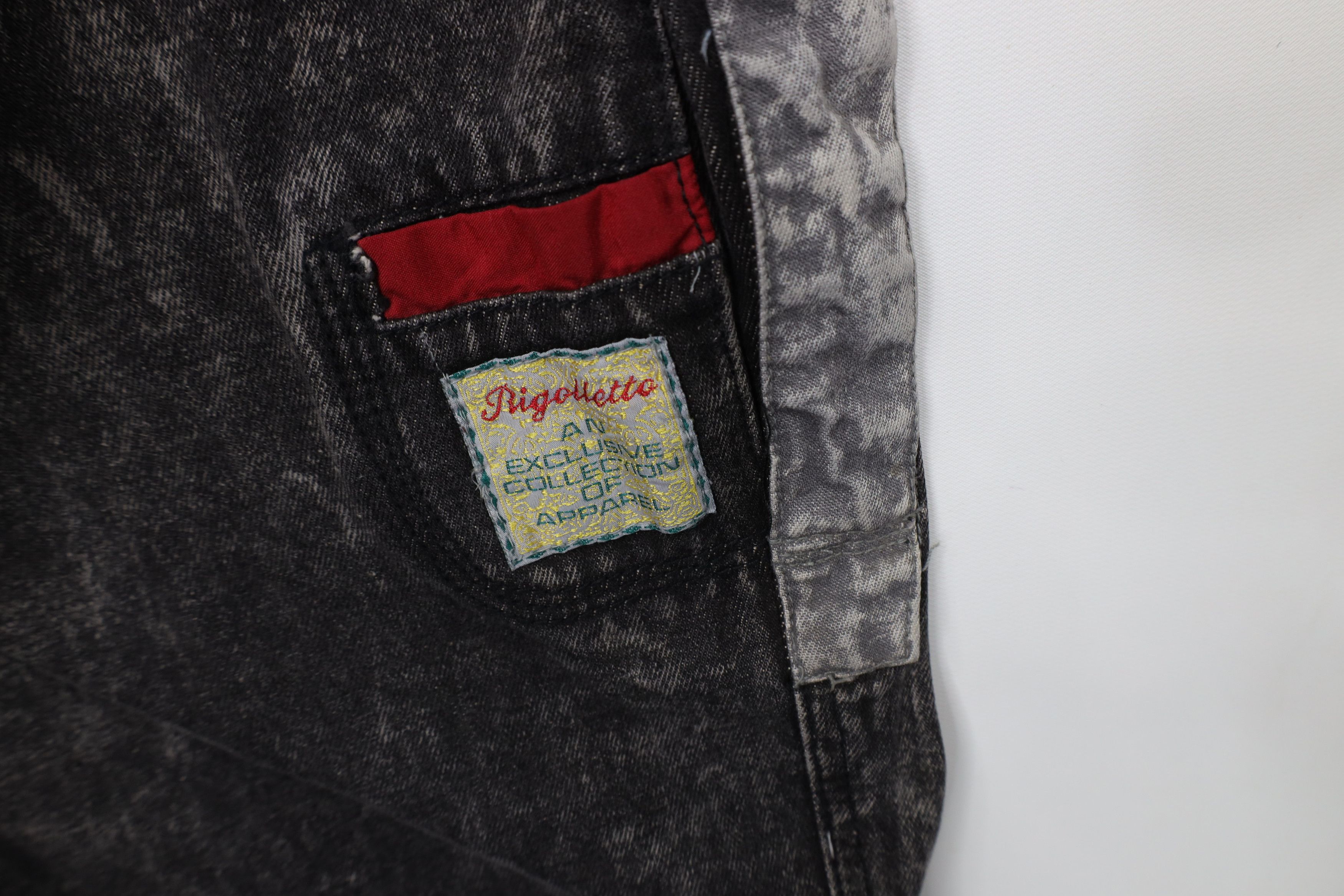 Vintage Deadstock Vintage 80s 90s Streetwear High Waist Acid Jeans Size US 32 / EU 48 - 5 Thumbnail