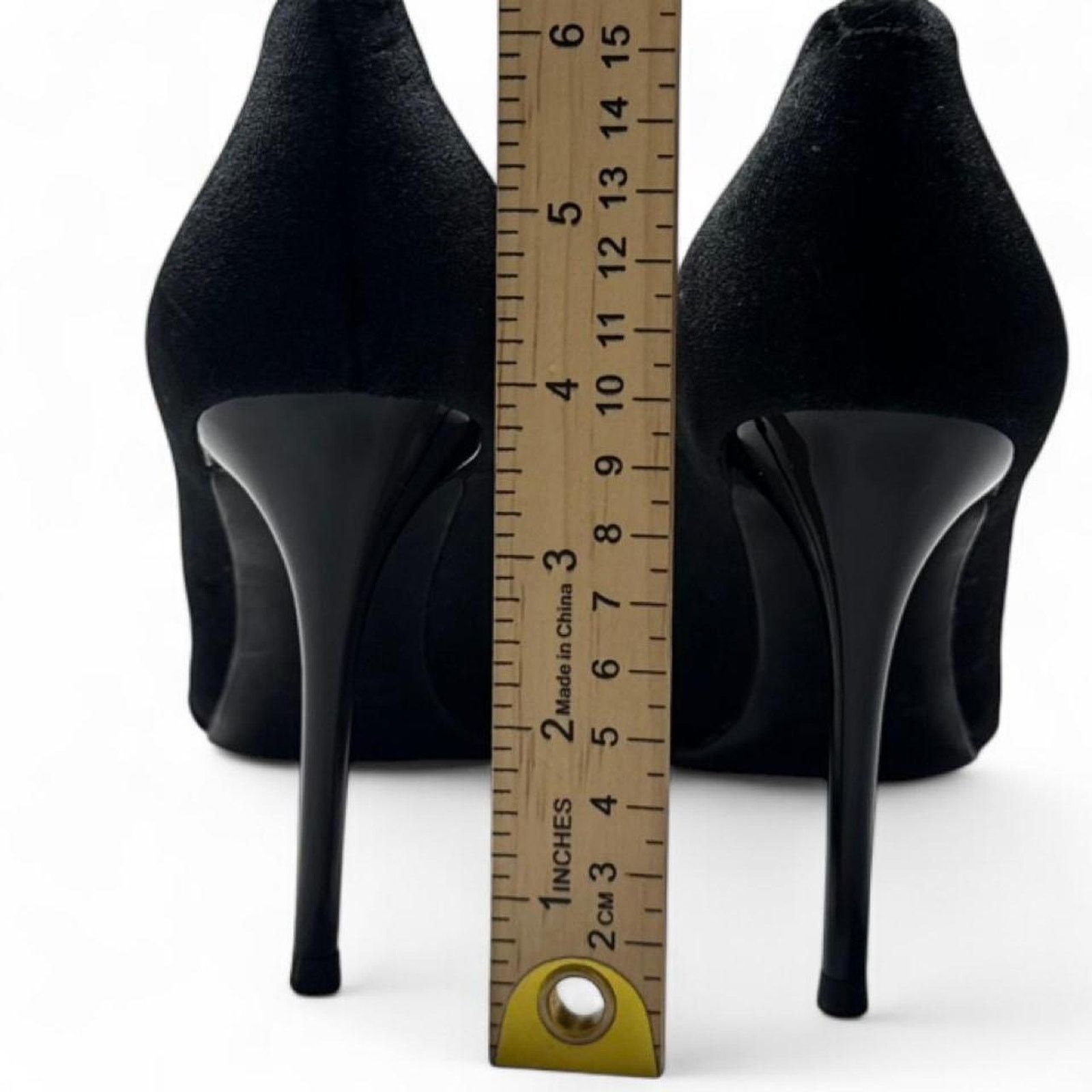 Other Big Tree Black Velour Heels Bow Detail Never Worm size 7(37) Size US 7 / IT 37 - 8 Thumbnail