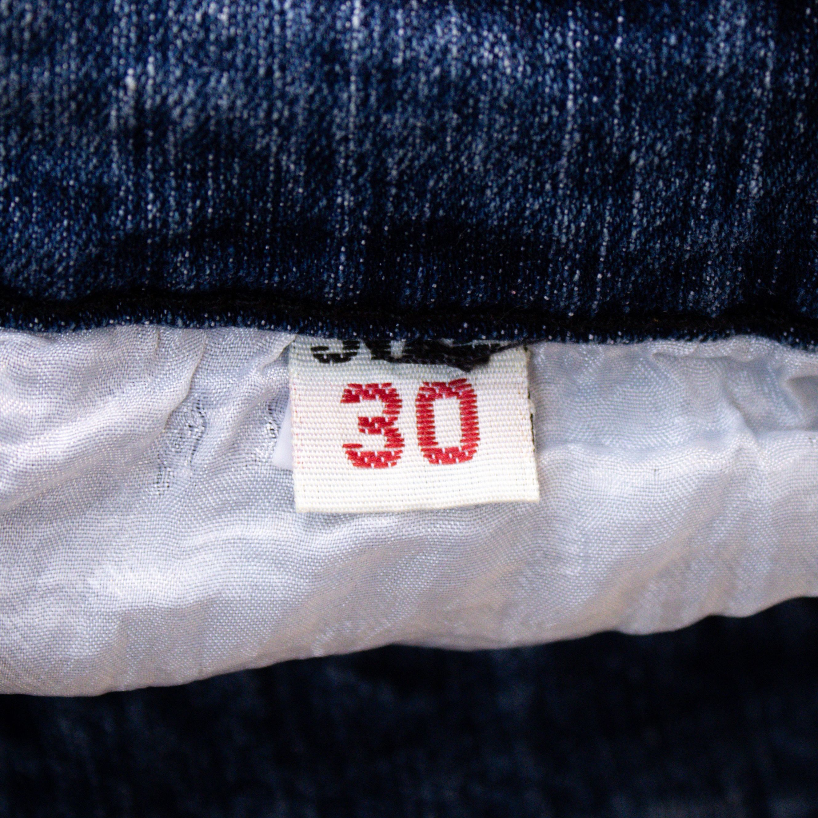 Vintage × Von Dutch Y2K 2000's Von Dutch Midwash Indigo Skinny Denim Jeans Pants Size US 30 / EU 46 - 9 Thumbnail