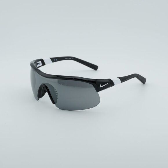 Nike NIKE SHOW X1 DX6520 011 Sunglasses Black Shield Frame Size ONE SIZE - 8 Thumbnail