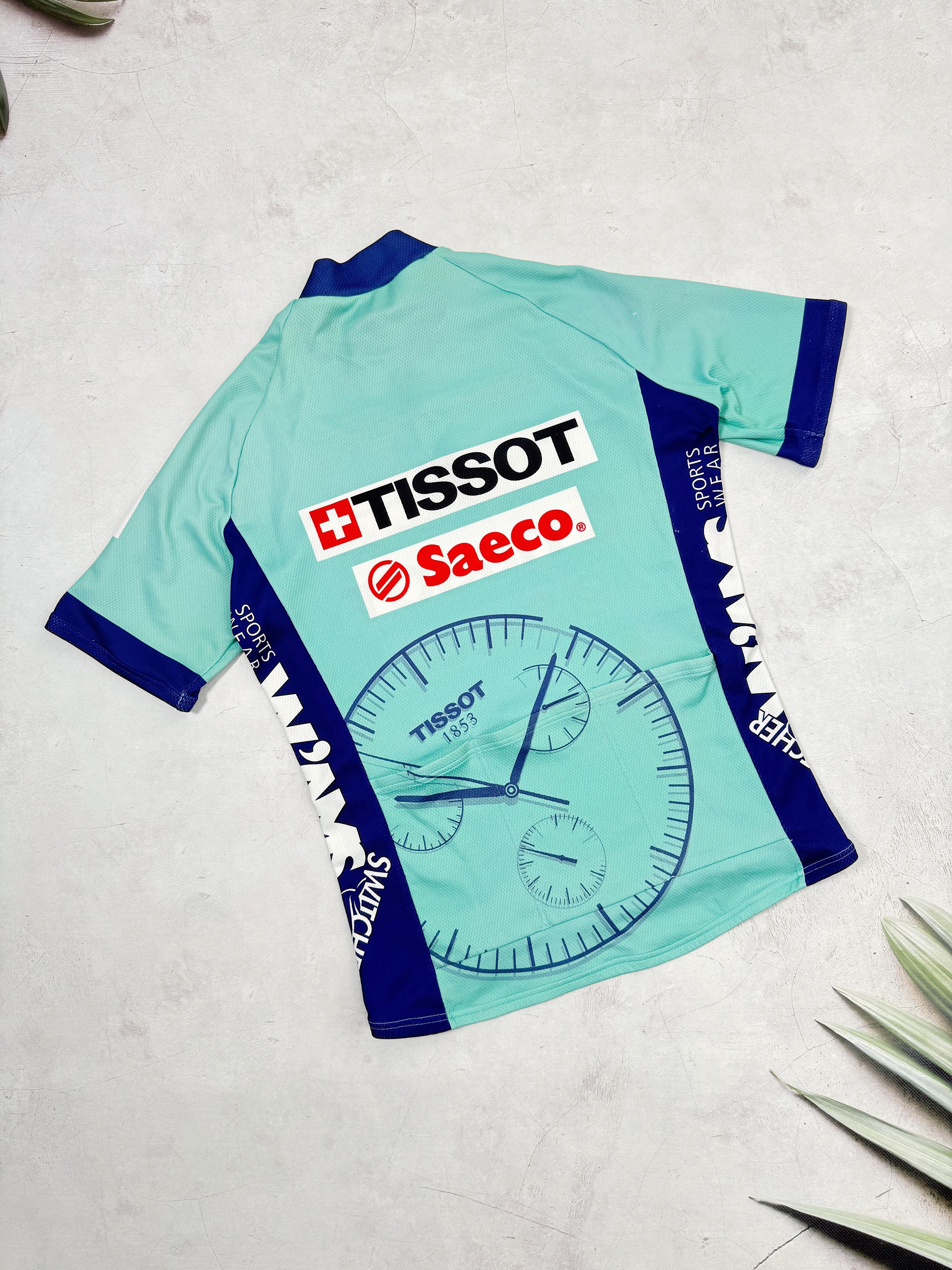 Vintage Vintage Wams Cycling Jersey Saeco Tissot Adidas Size US M / EU 48-50 / 2 - 10 Thumbnail