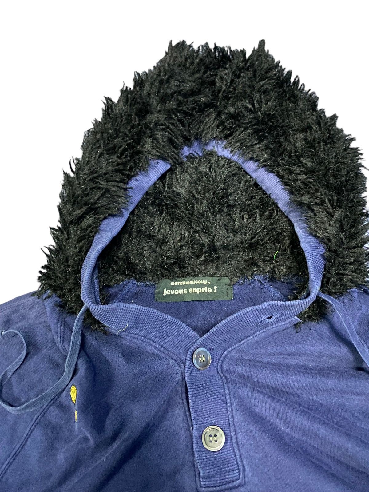 Issey Miyake VINTAGE MERCIBEAUCOUP BY ISSEY MIYAKE FUR HOODIE Size M / US 6-8 / IT 42-44 - 2 Thumbnail