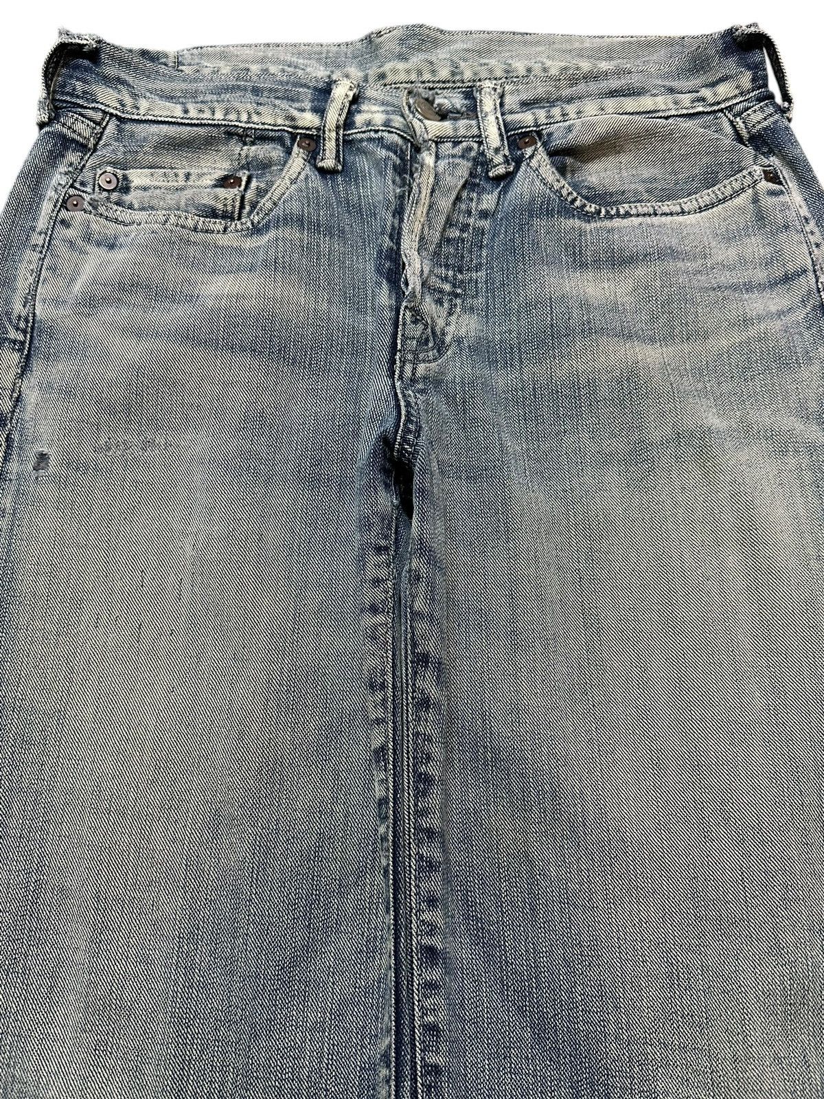 45rpm Vintage Japan 45Rpm Blue Faded Wash Style Loose Jeans Size US 30 / EU 46 - 3 Thumbnail