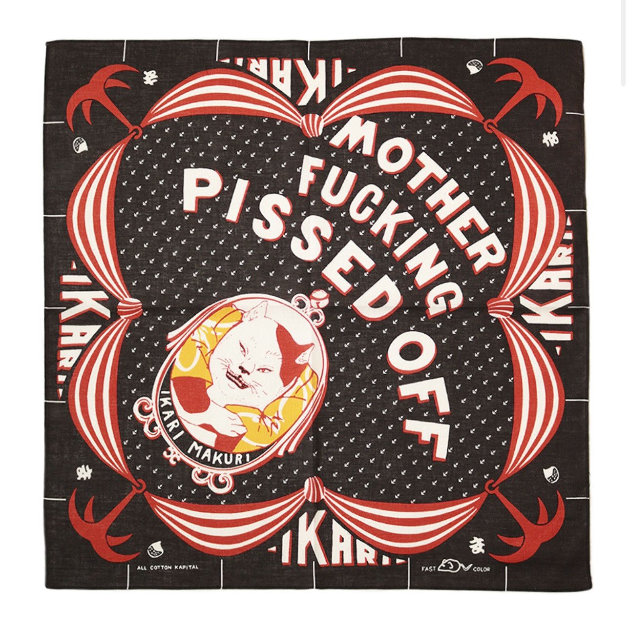 Kapital Kapital P$ssed Off Ikarimakuri Bandana Size ONE SIZE - 1 Preview