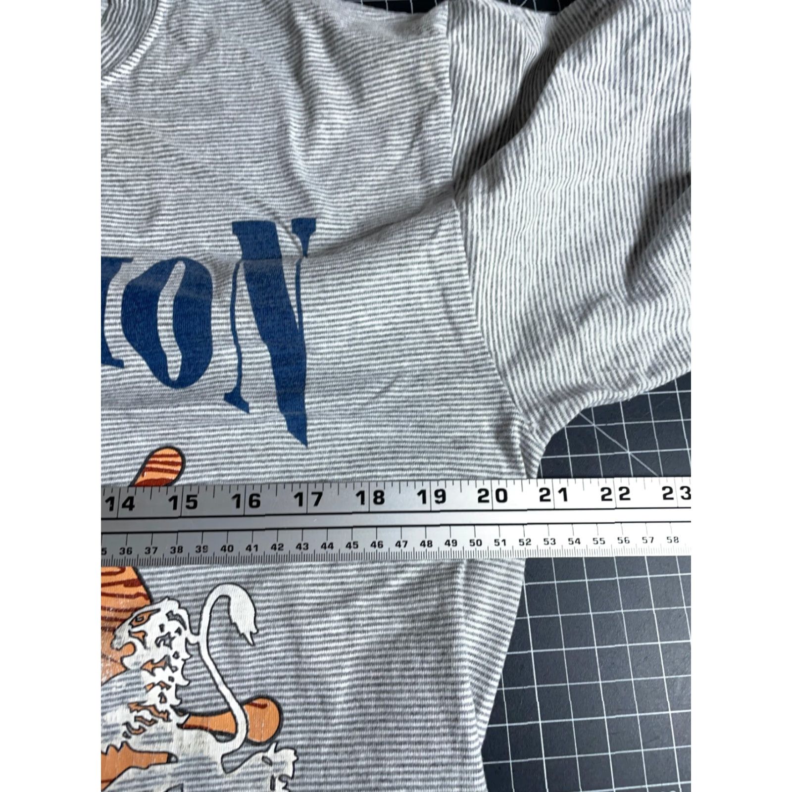 Vintage VINTAGE Marathon Yacht Club T-Shirt Adult Large Gray Striped 90s Logo NMVL Size US L / EU 52-54 / 3 - 5 Thumbnail