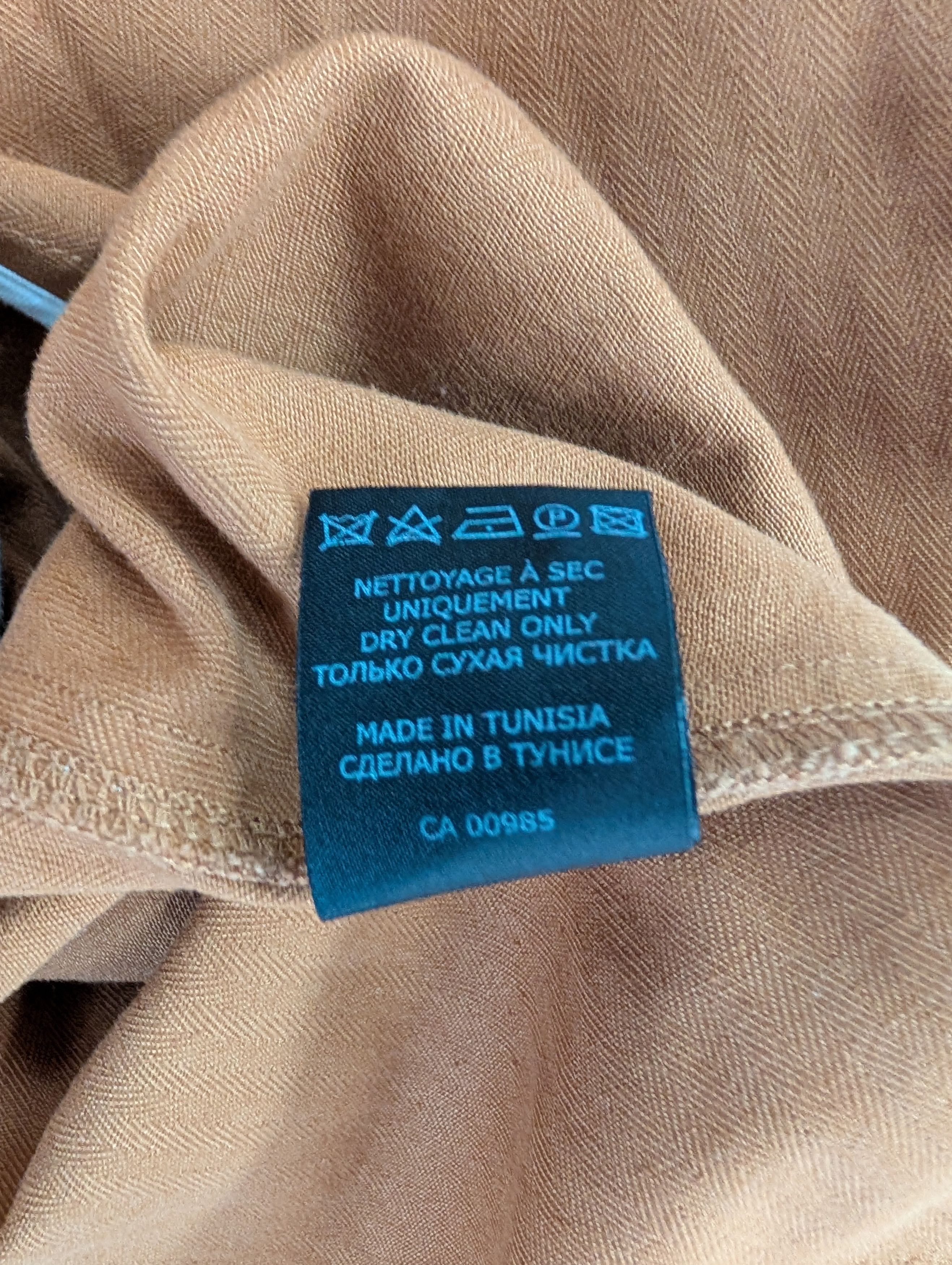 Isabel Marant Isabel Marant Brown Denim Pauline Striped Jacket Size XS / US 0-2 / IT 36-38 - 9 Thumbnail
