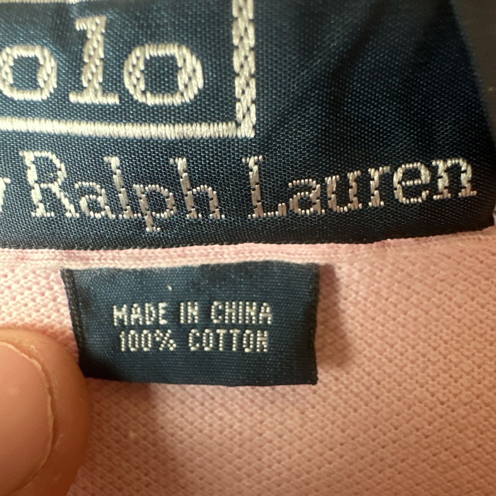 Polo Ralph Lauren Ralph Lauren Polo Shirt Mens Adult Large Pink Blue Pony Size US L / EU 52-54 / 3 - 6 Thumbnail