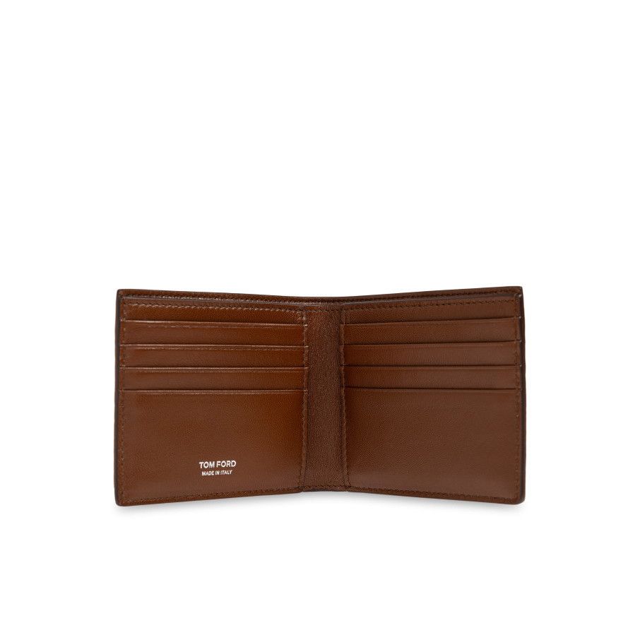 Tom Ford TOM FORD Brown Foldable Leather Wallet New & Authentic Size ONE SIZE - 2 Thumbnail