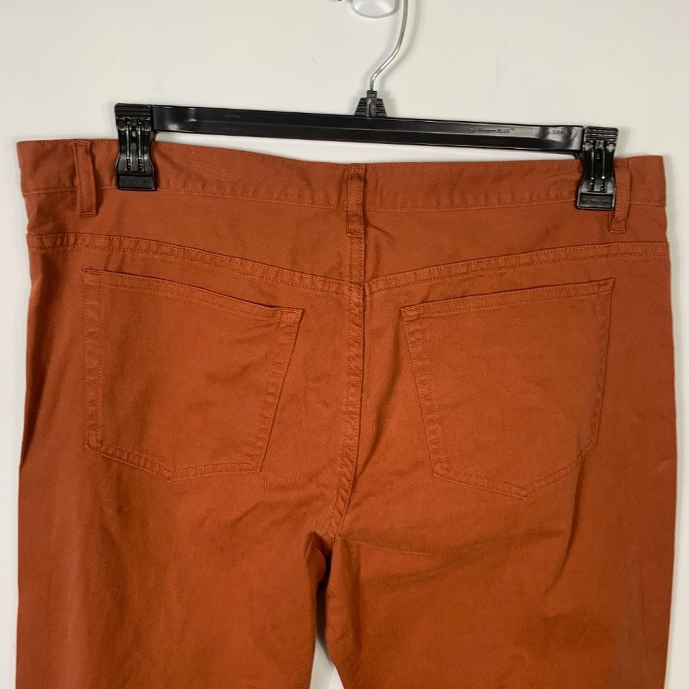 A.P.C. APC Petit Standard Droit Etroit Pants Orange Jeans Straight Size US 33 - 7 Thumbnail