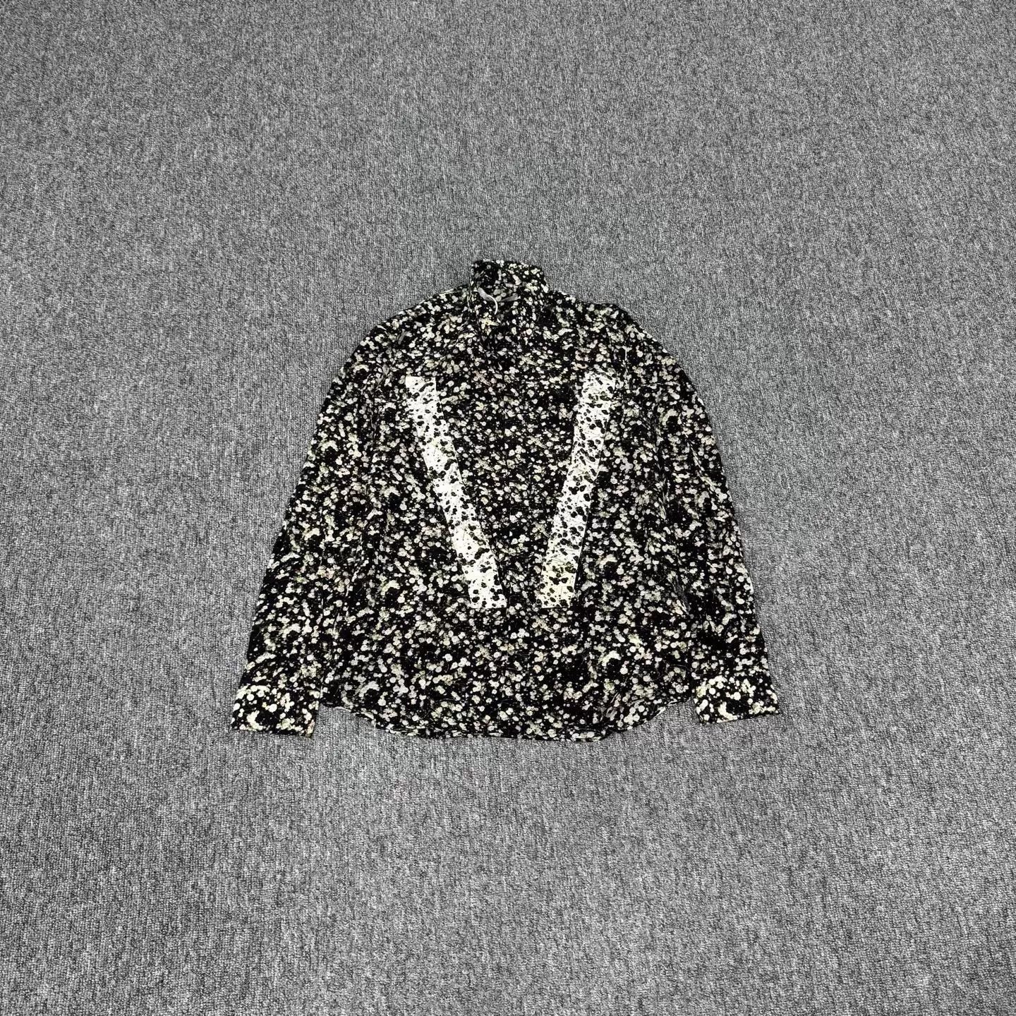 Givenchy Givenchy Silk Allover Floral Long Sleeve Shirt 99N Size US M / EU 48-50 / 2 - 1 Thumbnail