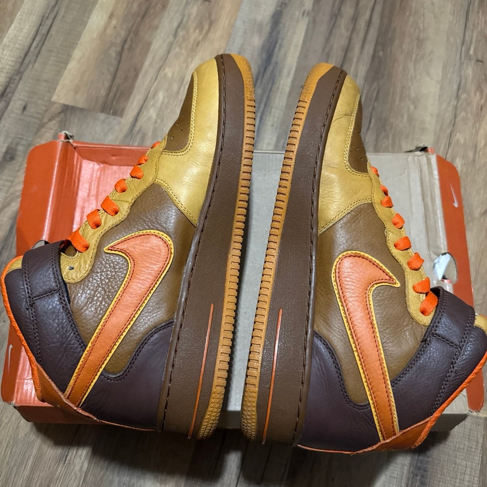 Nike 2006 Nike Air Force 1 Mid Premium QK Thanksgiving Size US 10.5 / EU 43-44 - 8 Thumbnail