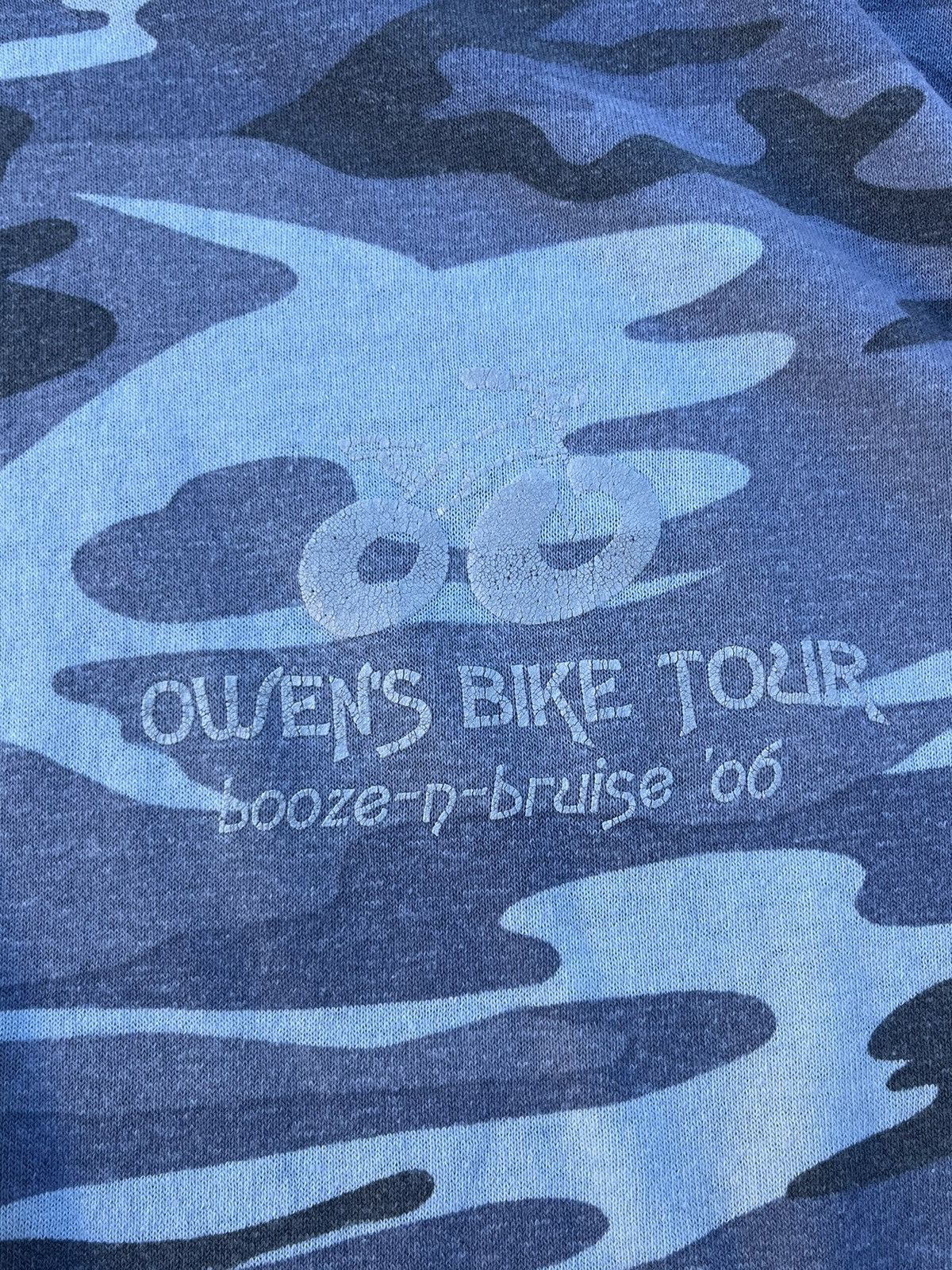 Rothco × Vintage VINTAGE ‘06 ROTHCO “OWEN’S BIKE TOUR” CAMO T-SHIRT Size US XL / EU 56 / 4 - 9 Thumbnail
