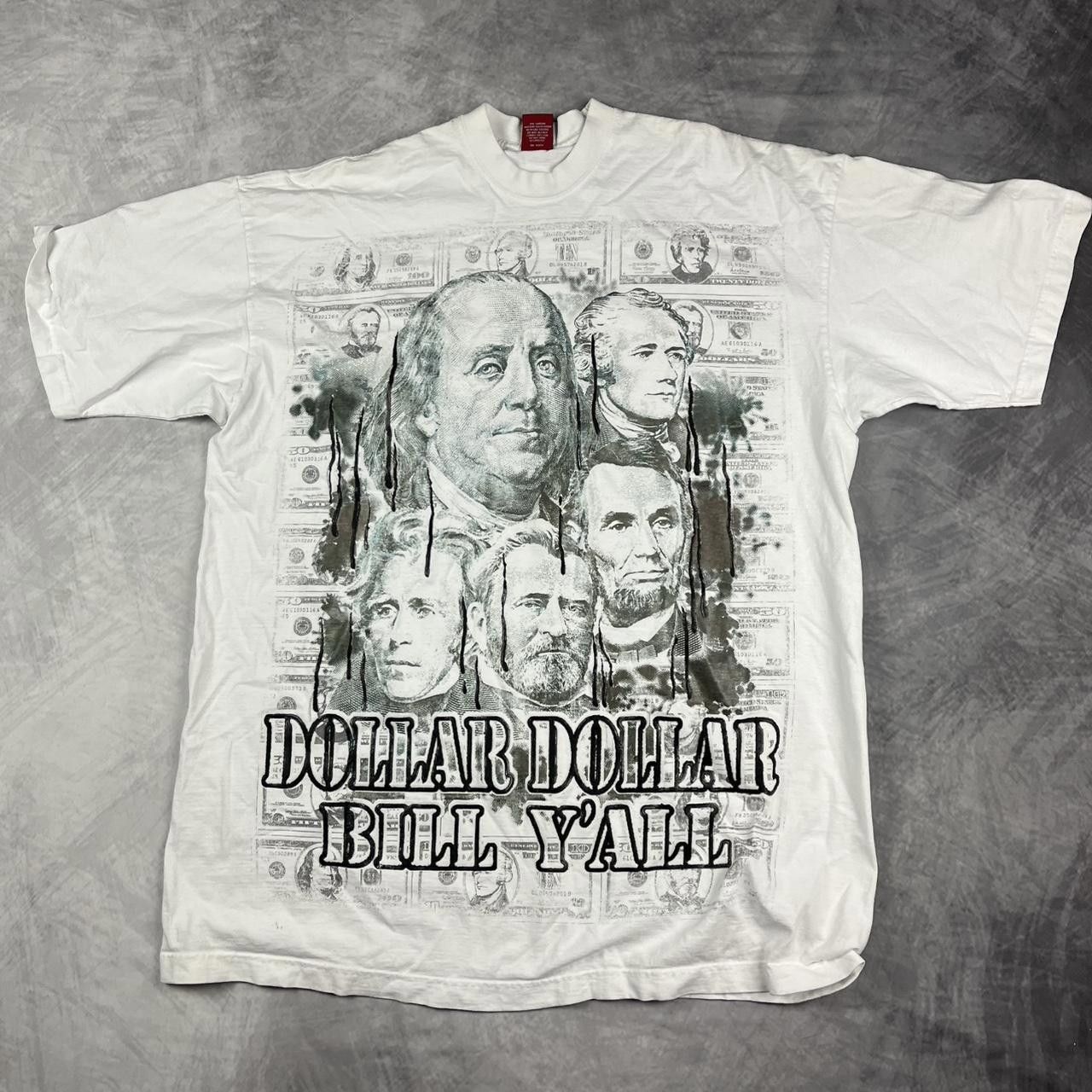 Designer y2k money tee Size US XXL / EU 58 / 5 - 1 Thumbnail
