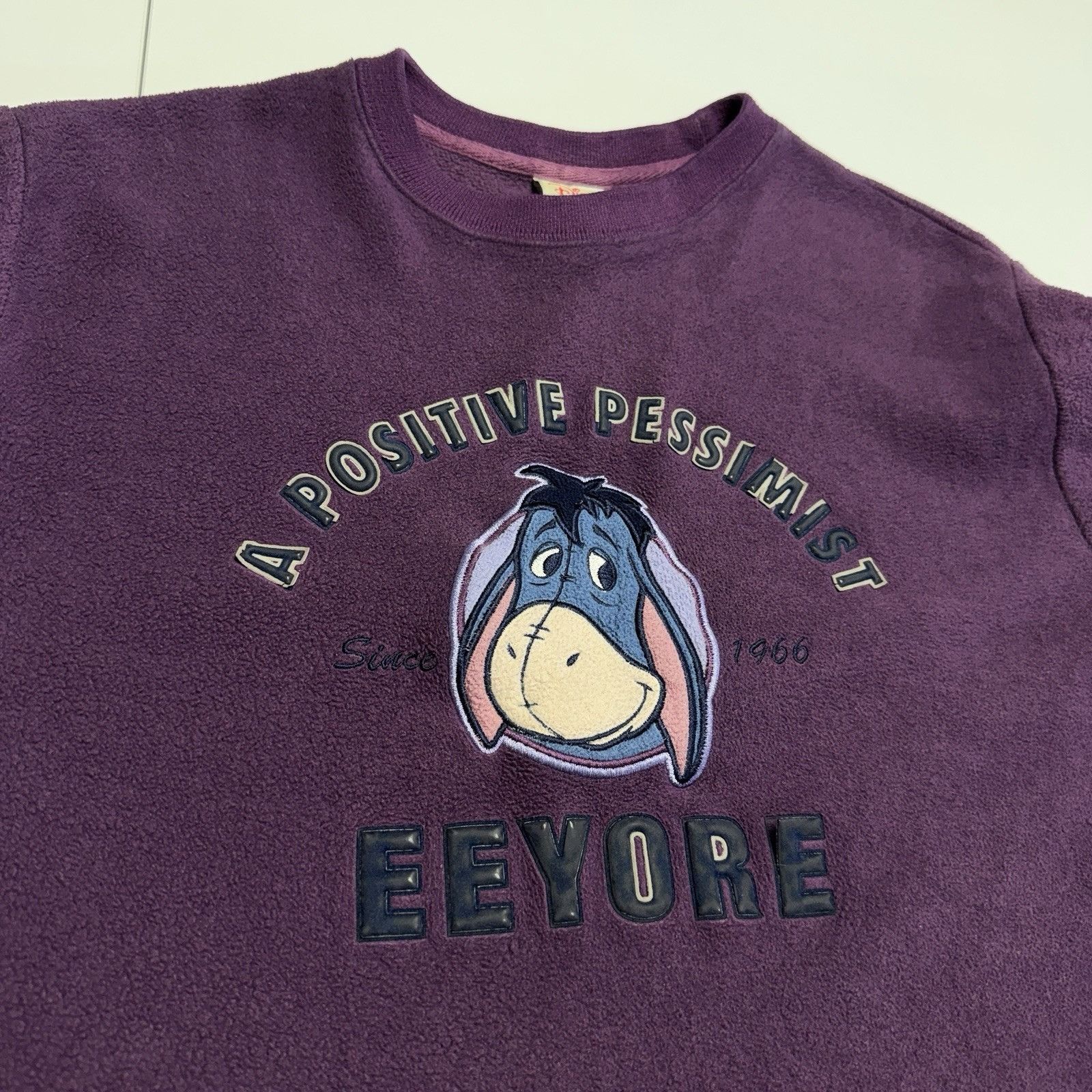 Disney Vintage Disney Eeyore Smiling Fleece Sweatshirt Womens M Size M / US 6-8 / IT 42-44 - 4 Thumbnail