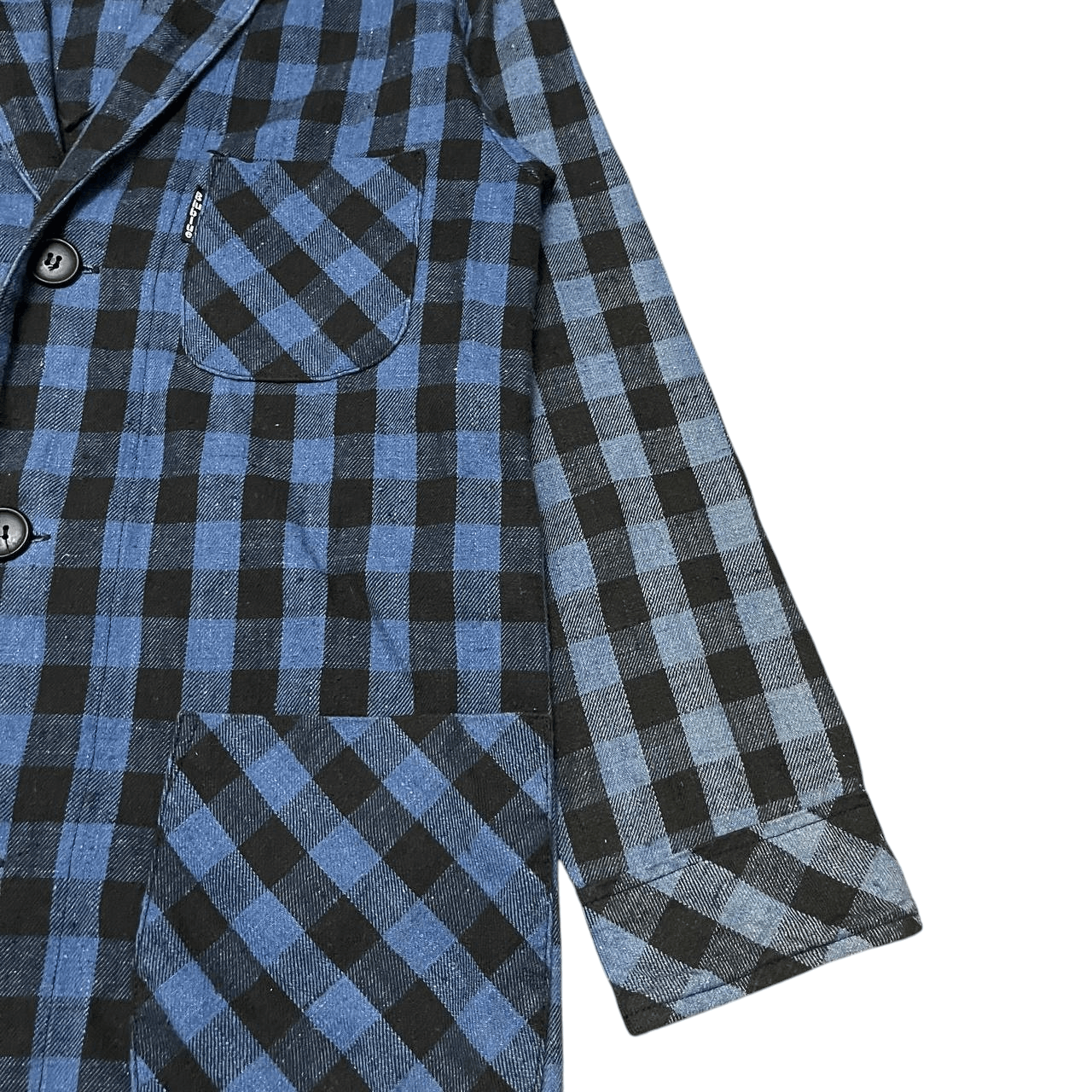 Blue Blue Japan Vintage Blue Blue Japan Indigo Dye Plaid Jacket Size US S / EU 44-46 / 1 - 5 Thumbnail