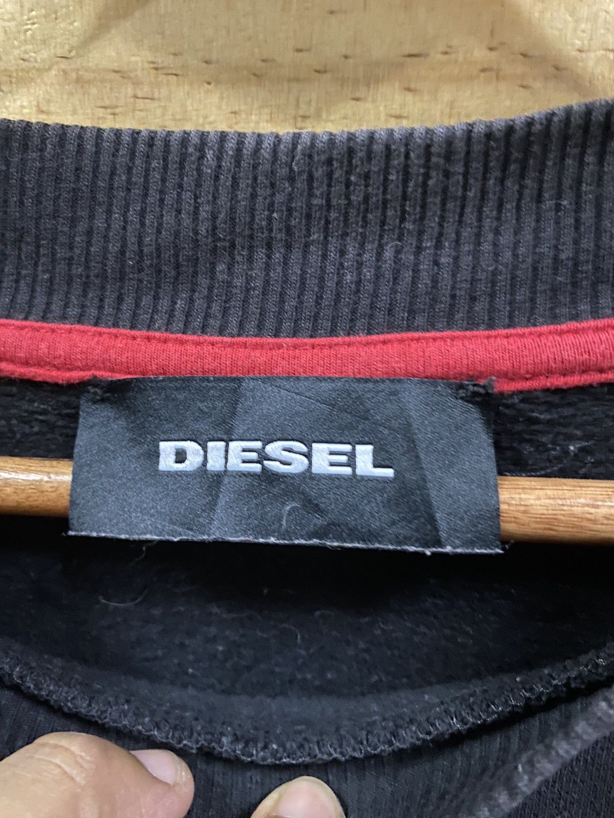 Diesel DIESEL star denim crewneck sweatshirt Size US L / EU 52-54 / 3 - 6 Thumbnail