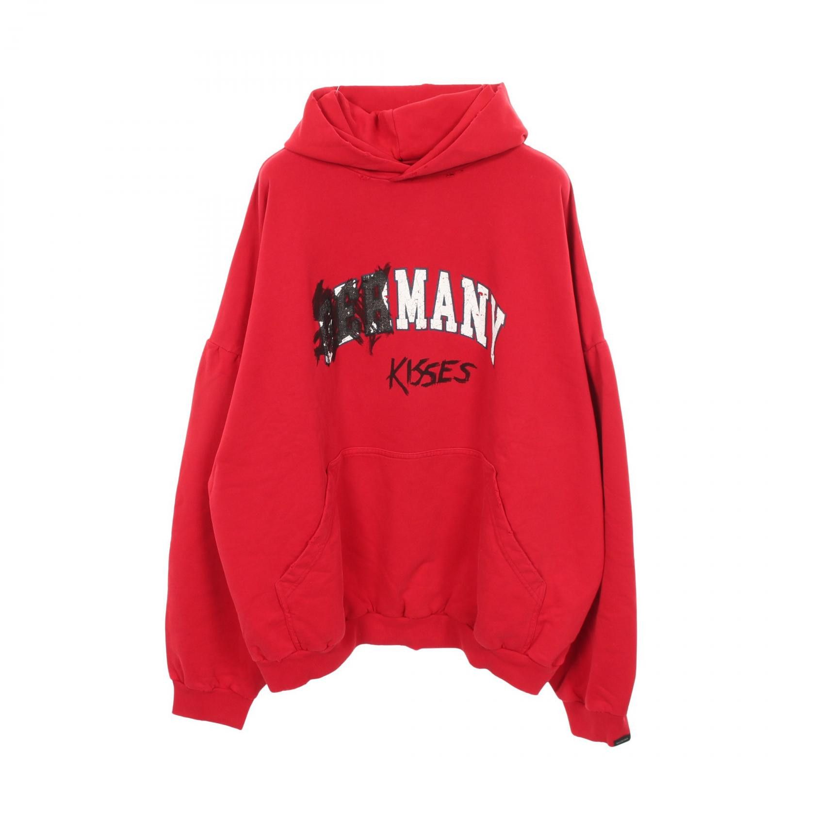 Balenciaga Balenciaga Balenciaga MANY KISSES Cotton Hoodie Textile Sweatshirts & Hoodies 761458 DUTY FREE for USA Size ONE SIZE - 1 Thumbnail