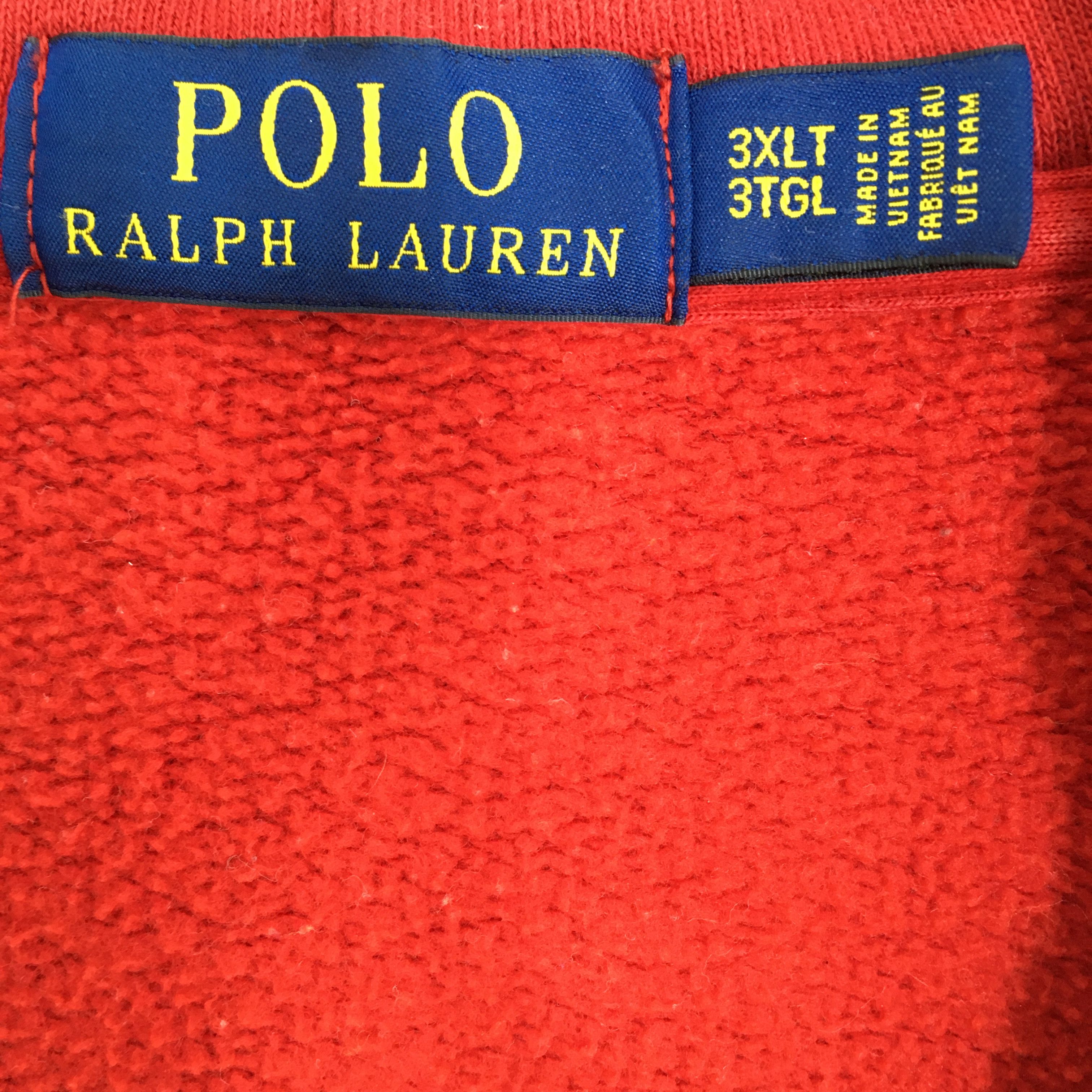 Polo Ralph Lauren Vintage Polo Ralph Lauren New York Zipper Hoodie 3XLarge Size US XXL / EU 58 / 5 - 3 Thumbnail