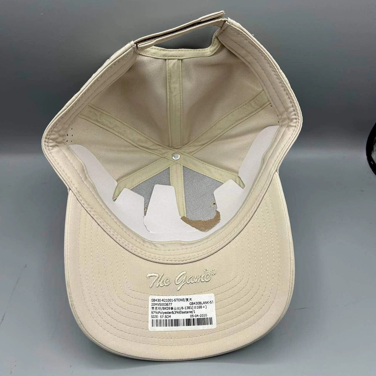 The Game Moab Utah Expeditions Hat Men Beige Embroidered Strap Back Size ONE SIZE - 2 Thumbnail
