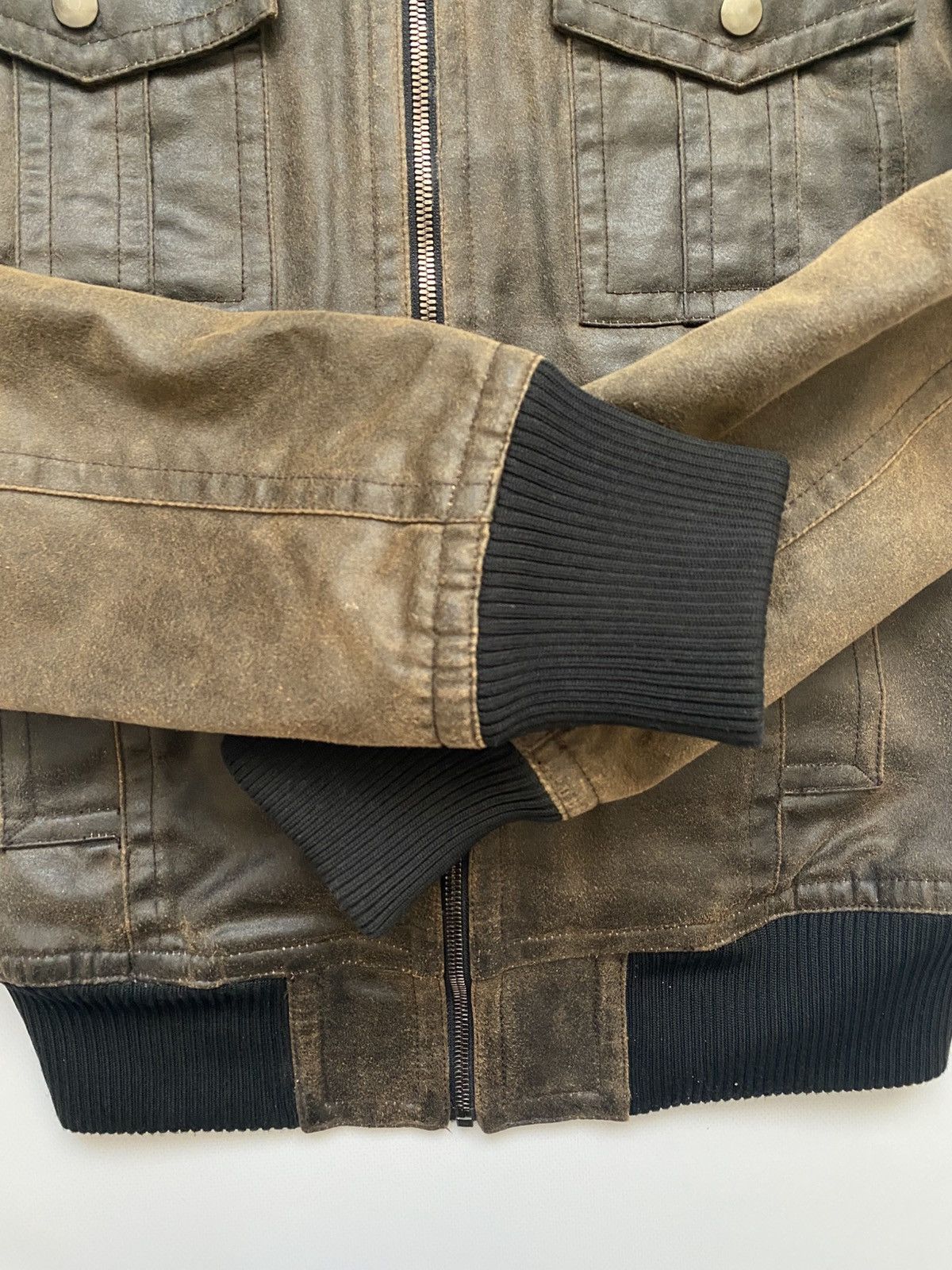 5351 POUR LES HOMMES 5351 pour les hommes faux leather jacket Size US S / EU 44-46 / 1 - 4 Thumbnail