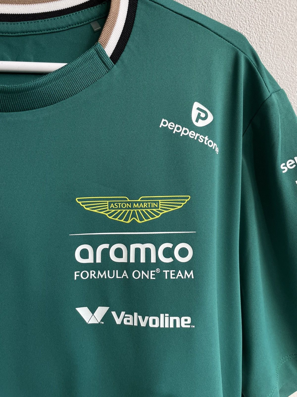Formula 1 Aston Martin F1 Team Fernando Alonso #14 Aramco T-Shirt Tee Size US L / EU 52-54 / 3 - 17 Thumbnail