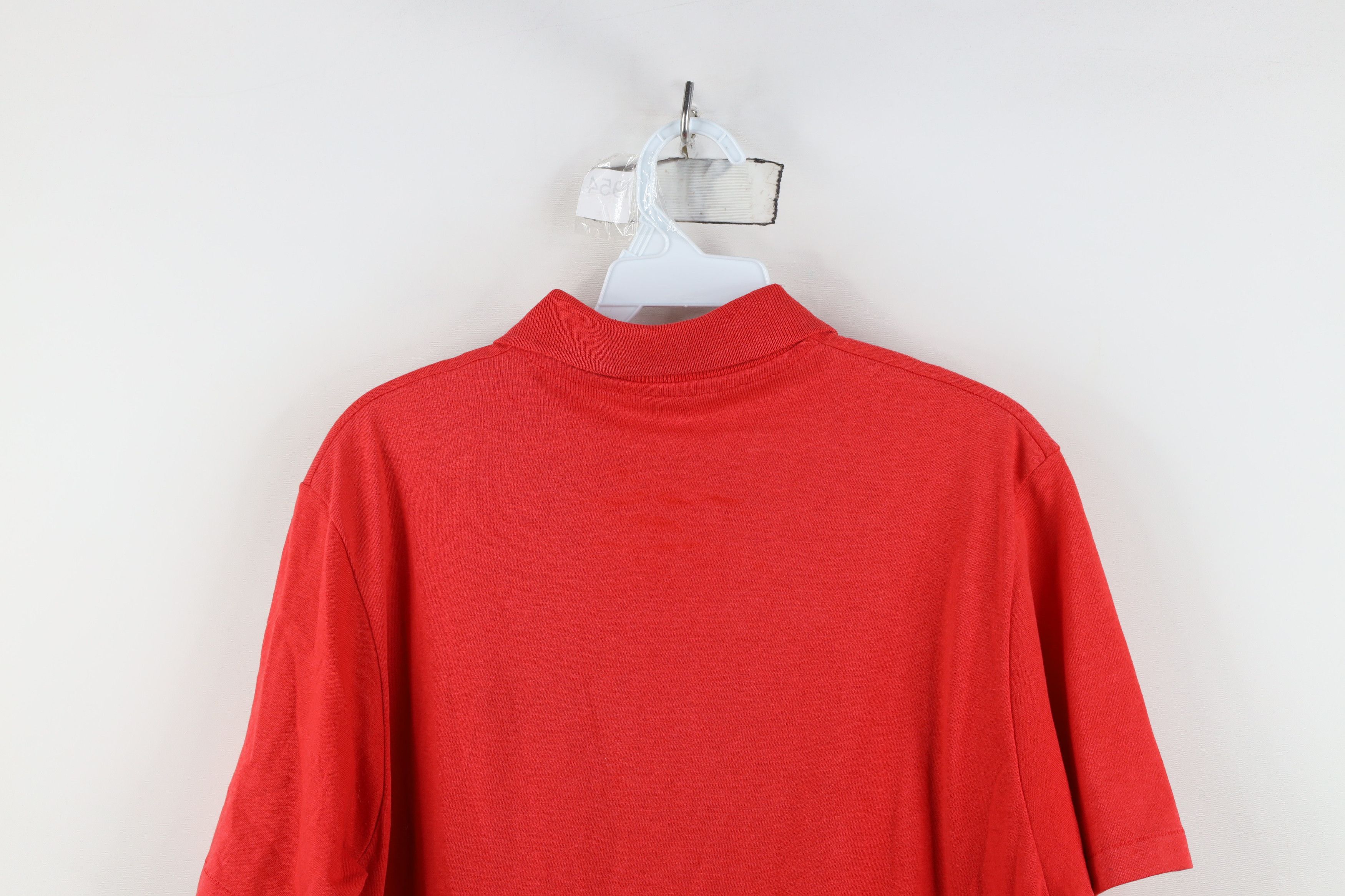 Vintage Vintage 90s Minor League Baseball Baseball Polo Red USA Size US L / EU 52-54 / 3 - 12 Thumbnail