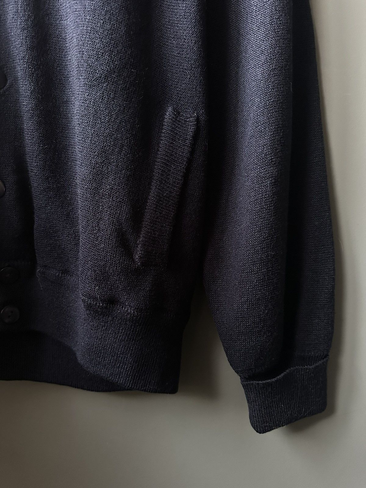Lacoste Vintage Lacoste Acrylic Cardigan Sweater Size US XL / EU 56 / 4 - 4 Thumbnail