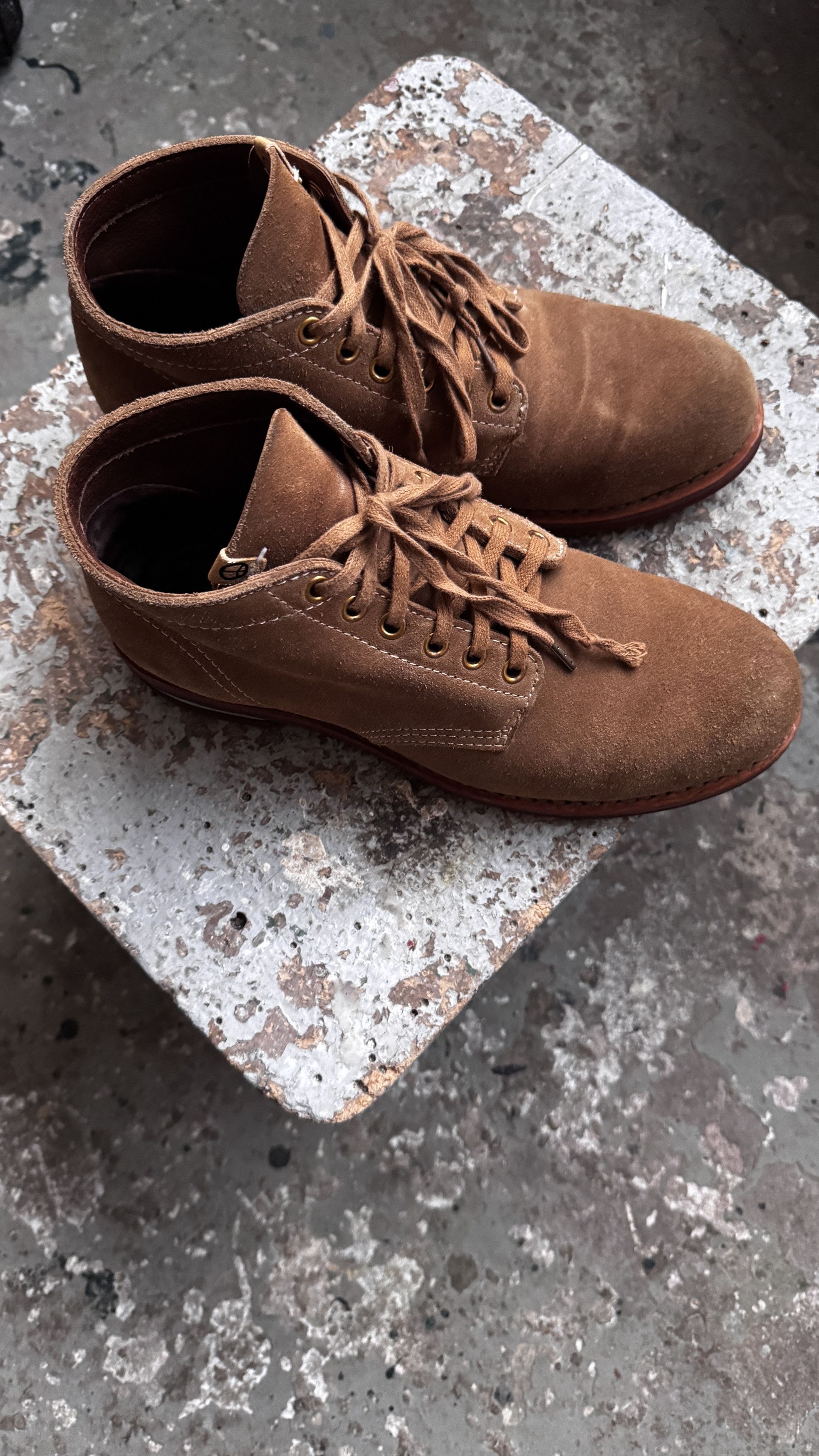 Visvim aa . US9 . BRIGADIER BOOTS MID-FOLK . CAMEL Size US 9 / EU 42 - 2 Thumbnail