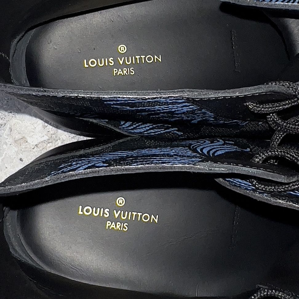 Louis Vuitton Louis Vuitton Match Up Kim Jones Sneaker Damier Leather Size US 11.5 / EU 44-45 - 11 Thumbnail