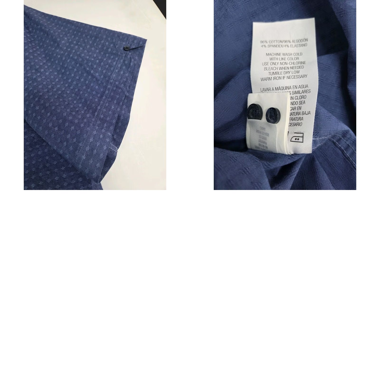Ben Sherman Ben Sherman Mens Short Sleeve Button-Up Shirt Blue XL Button-Down Pocket Pleated Regular Size X L Size US XL / EU 56 / 4 - 8 Thumbnail