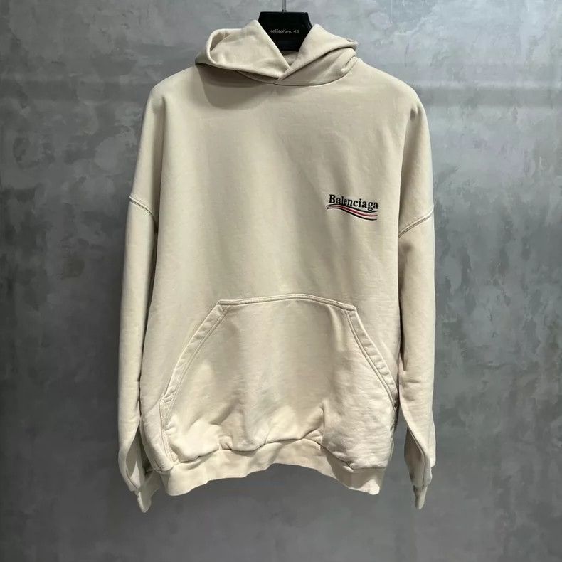 Balenciaga Balenciaga Hoodie with logo monogram print Size US L / EU 52-54 / 3 - 1 Thumbnail
