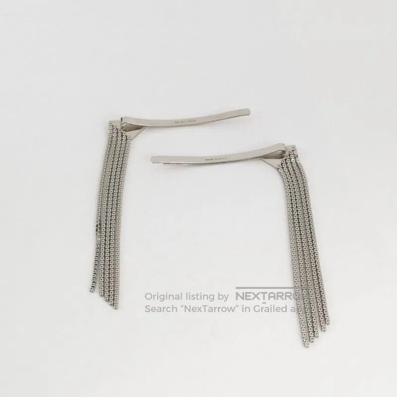 Prada Prada Crystal Triangle Tassel Hair Clip. Size ONE SIZE - 2 Thumbnail