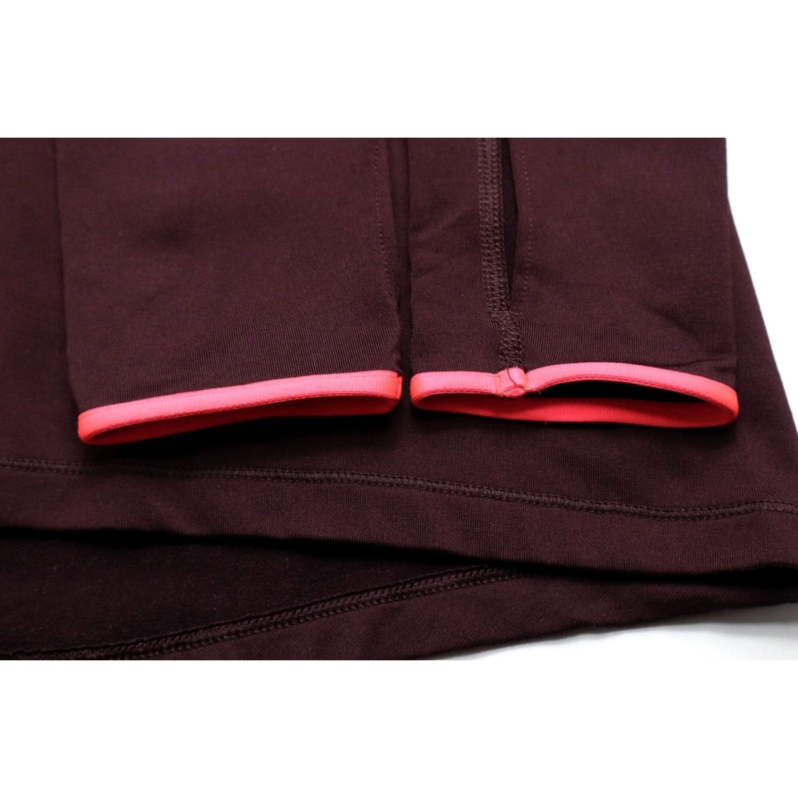 Nike Nike Pro Dri-Fit Sweatshirt Women's Small Pullover Half Zip Neck Burgundy Size S / US 4 / IT 40 - 5 Thumbnail